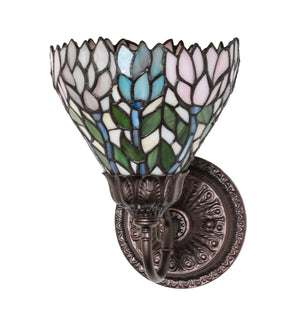 Meyda Tiffany - 275650 - One Light Wall Sconce - Wisteria