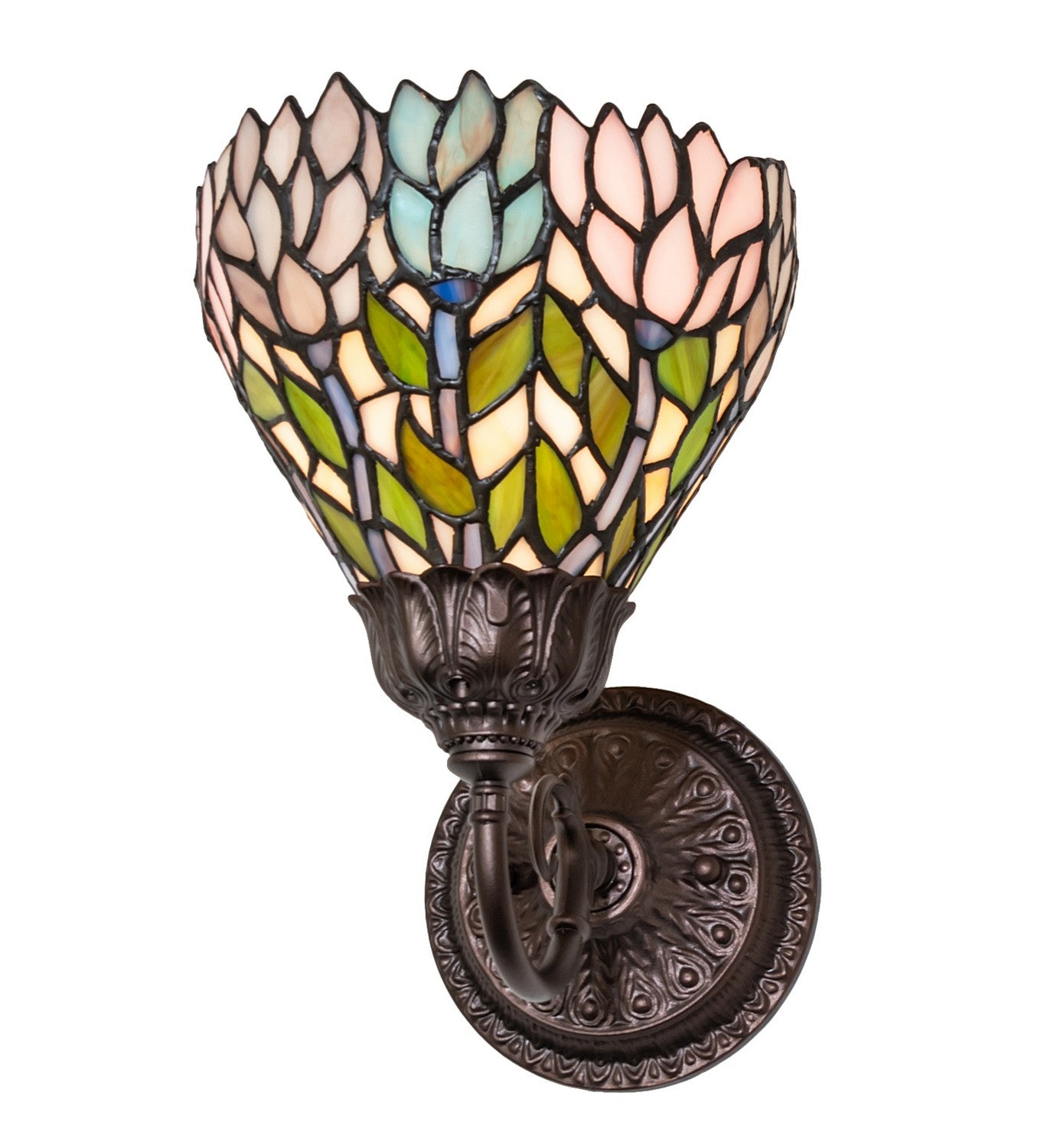 Meyda Tiffany - 275650 - One Light Wall Sconce - Wisteria