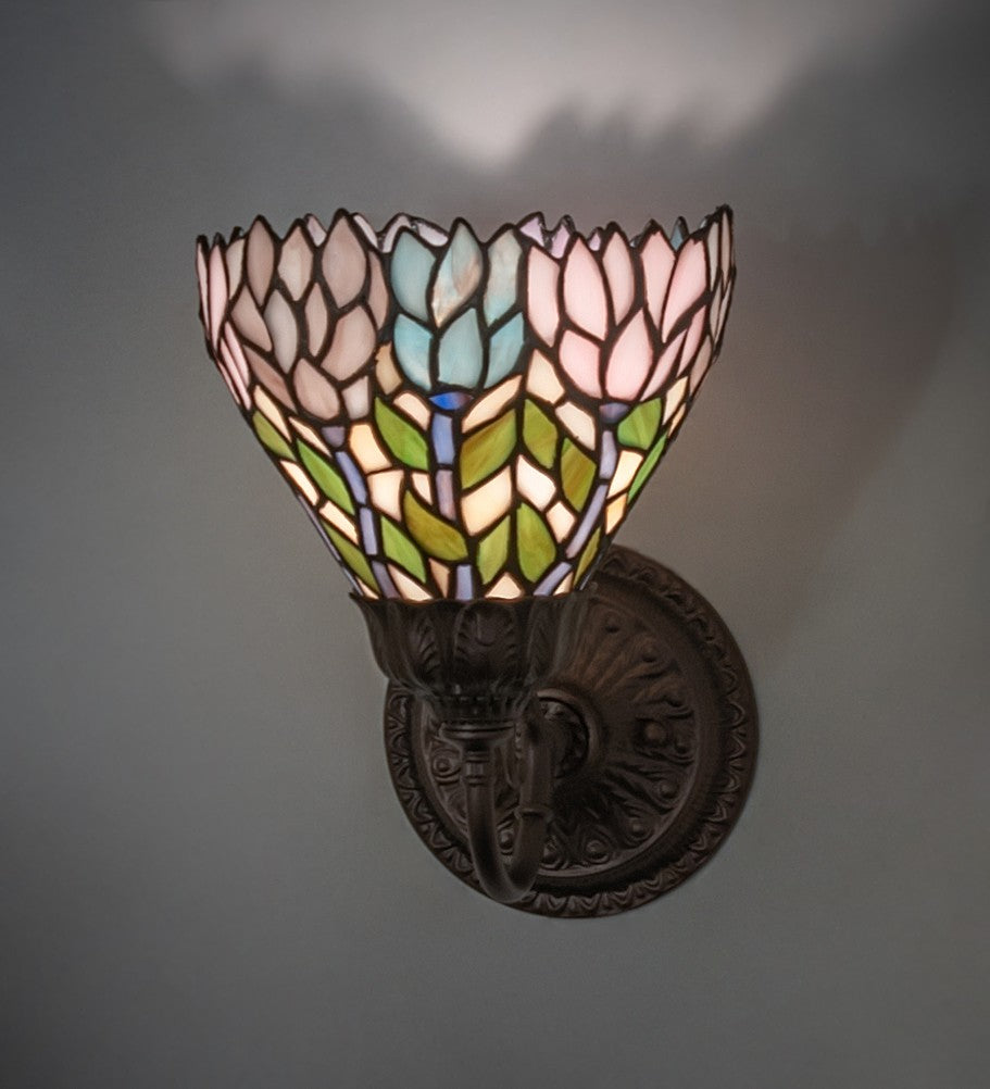 Meyda Tiffany - 275650 - One Light Wall Sconce - Wisteria