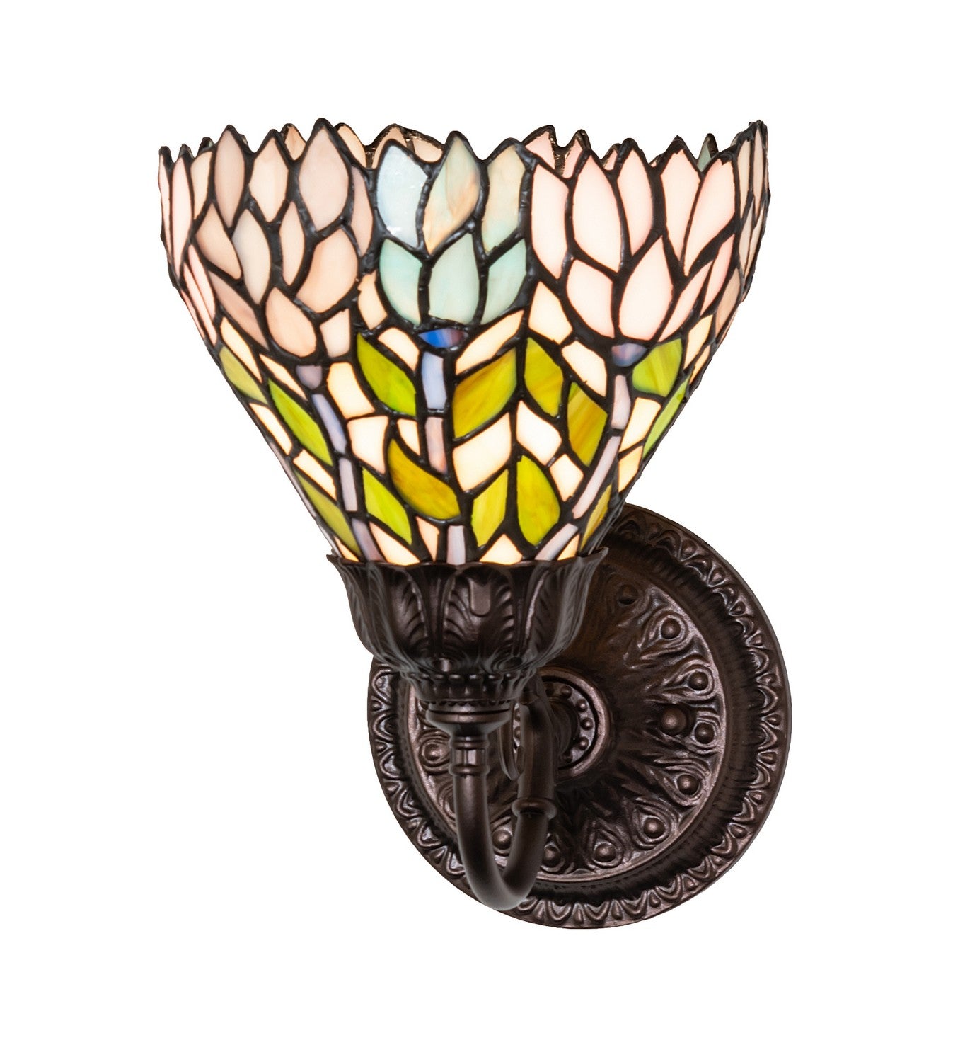 Meyda Tiffany - 275650 - One Light Wall Sconce - Wisteria