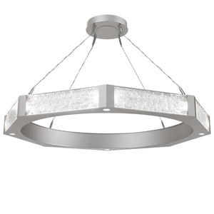 Hammerton Studio - CHB0061-48-BS-GC-CA1-L1 - LED Chandelier - Glacier - Beige Silver