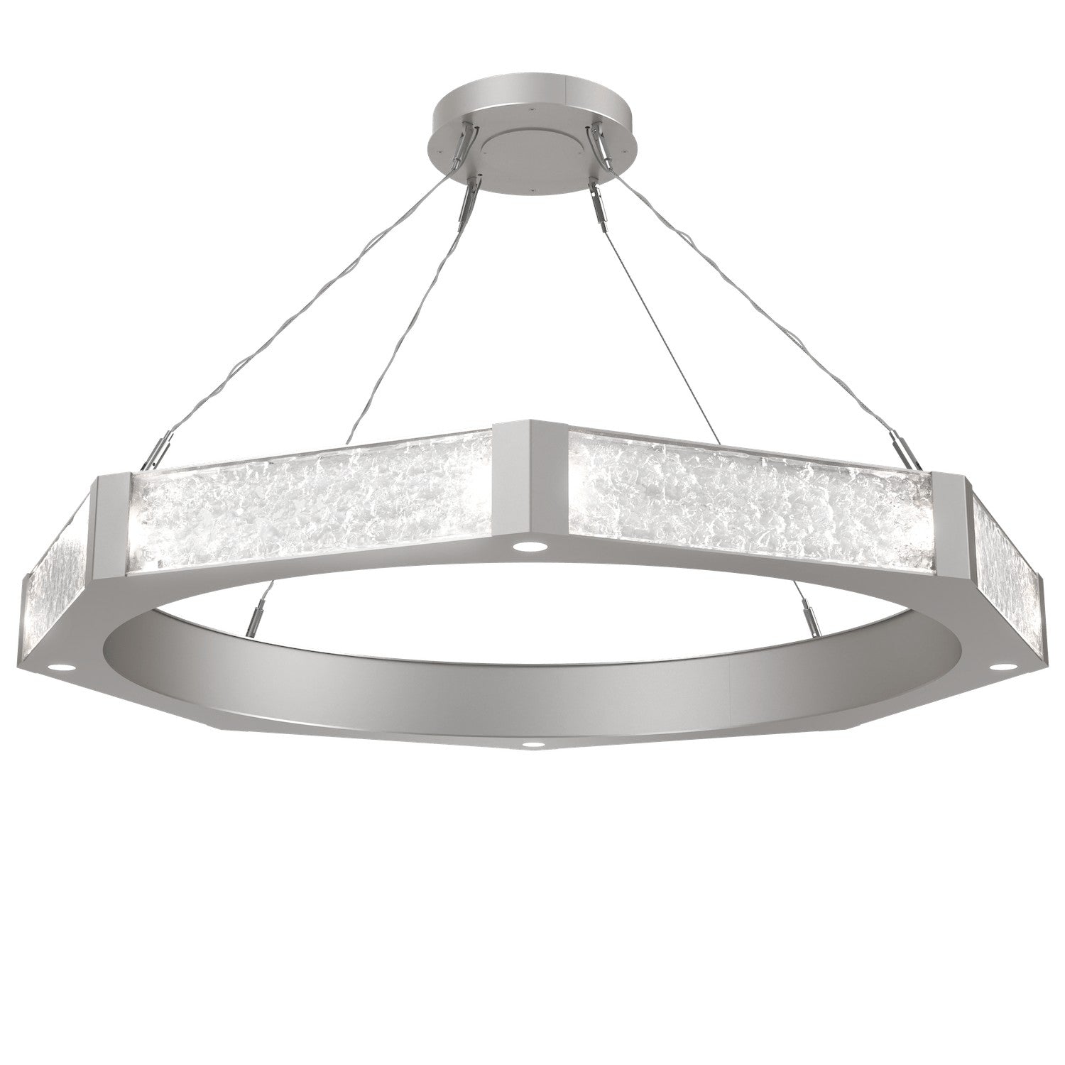 Hammerton Studio - CHB0061-48-BS-GC-CA1-L3 - LED Chandelier - Glacier - Beige Silver