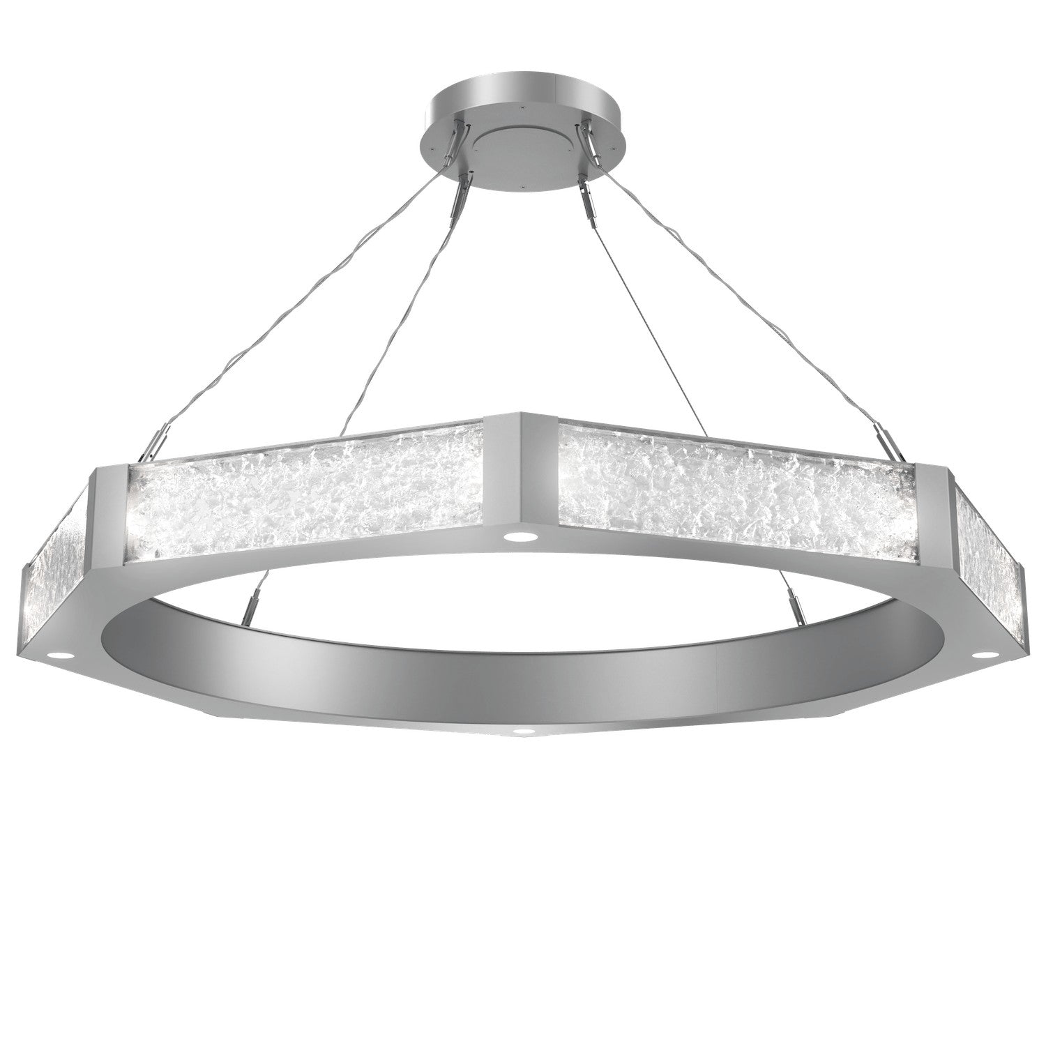 Hammerton Studio - CHB0061-48-CS-GC-CA1-L1 - LED Chandelier - Glacier - Classic Silver