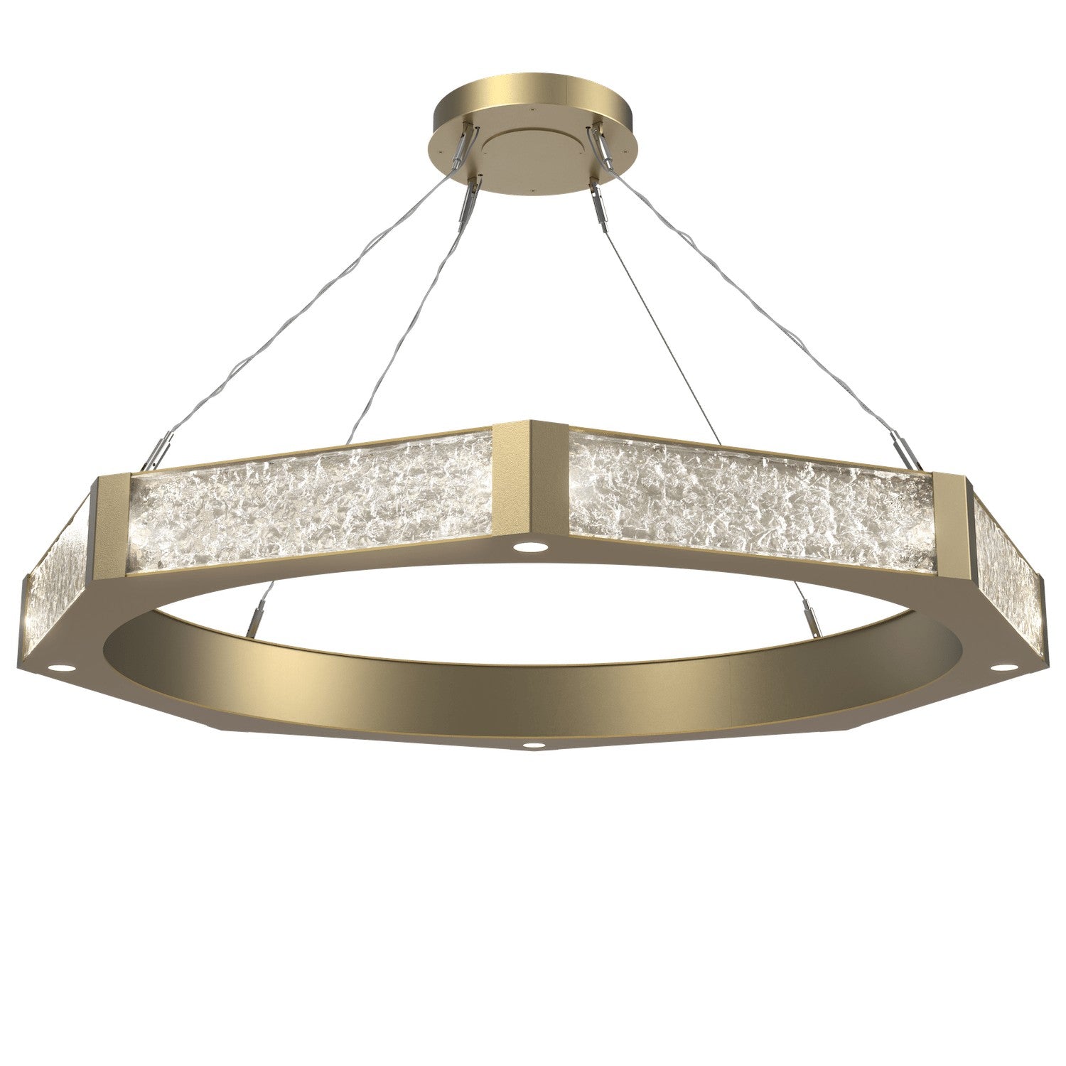 Hammerton Studio - CHB0061-48-GB-GC-CA1-L1 - LED Chandelier - Glacier - Gilded Brass