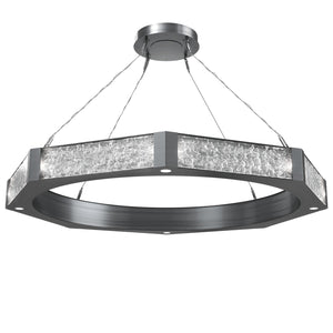 Hammerton Studio - CHB0061-48-GM-GC-CA1-L1 - LED Chandelier - Glacier - Gunmetal