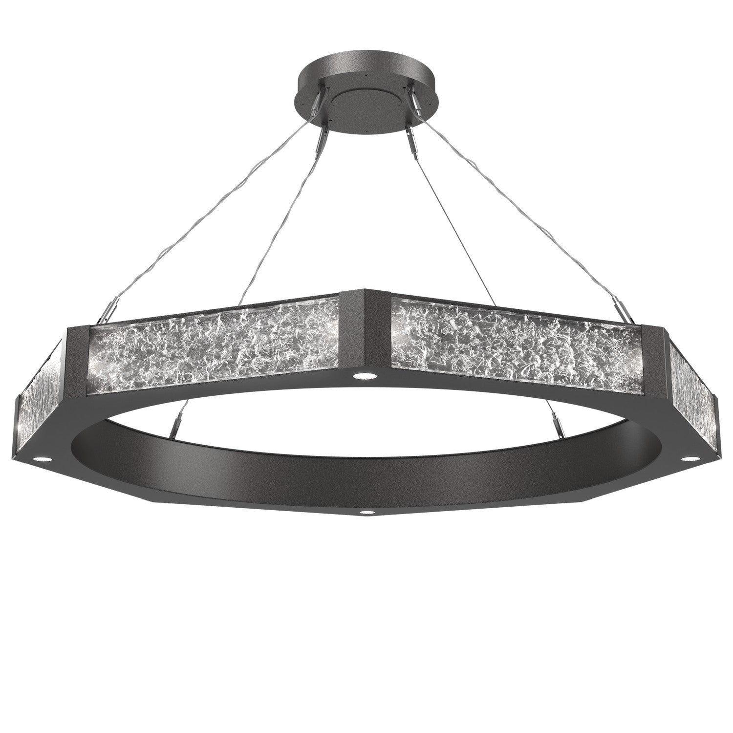 Hammerton Studio - CHB0061-48-GP-GC-CA1-L1 - LED Chandelier - Glacier - Graphite