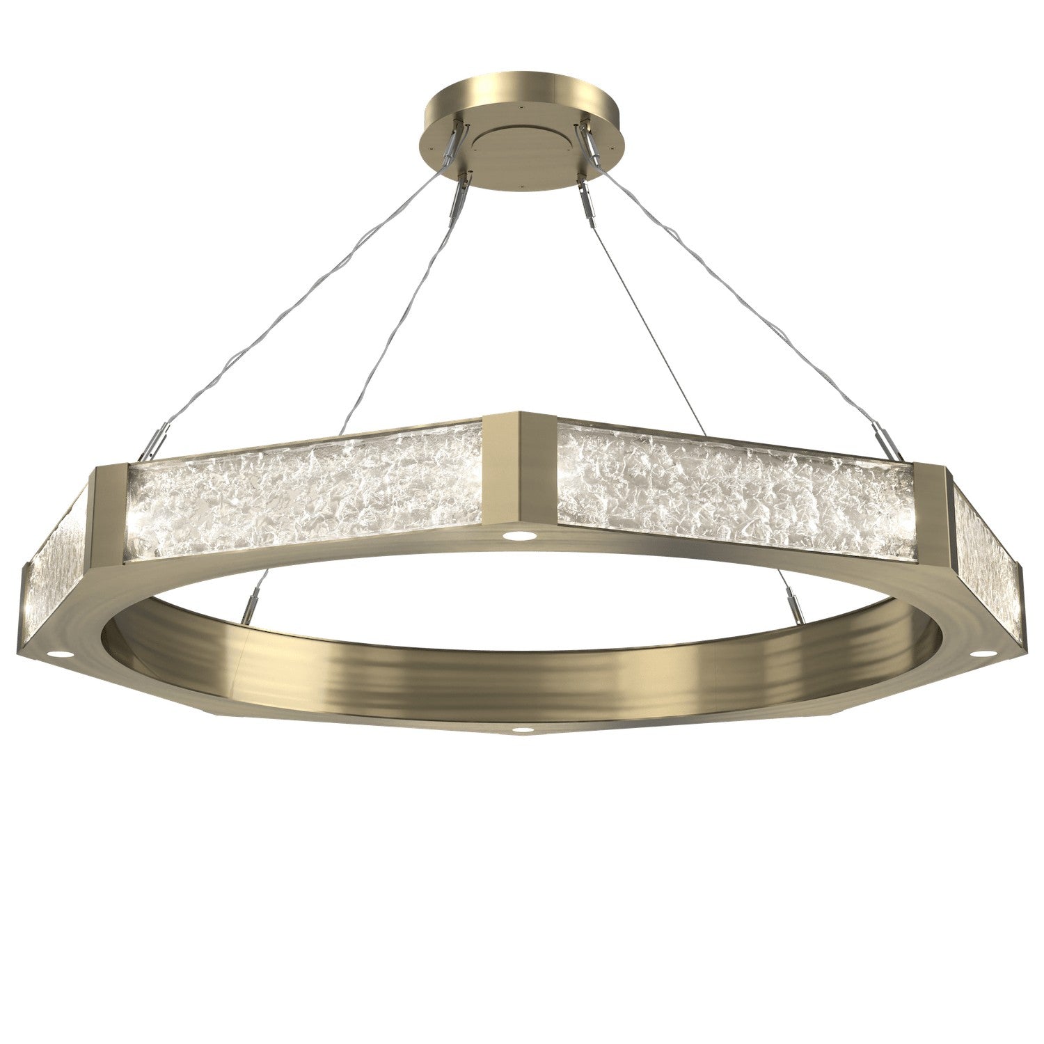 Hammerton Studio - CHB0061-48-HB-GC-CA1-L3 - LED Chandelier - Glacier - Heritage Brass