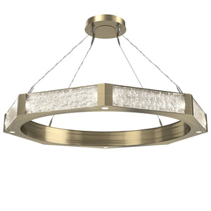 Hammerton Studio - CHB0061-48-HB-GC-CA1-L3 - LED Chandelier - Glacier - Heritage Brass