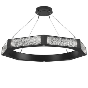 Hammerton Studio - CHB0061-48-MB-GC-CA1-L1 - LED Chandelier - Glacier - Matte Black