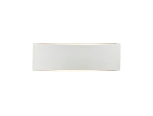 Justice Designs - CER-5767-WTWT - Two Light Wall Sconce - Ambiance - Gloss White (outside and inside of fixture)