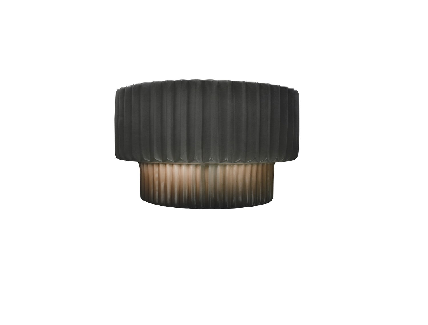 Justice Designs - CER-5780-GRY - One Light Wall Sconce - Ambiance - Gloss Grey