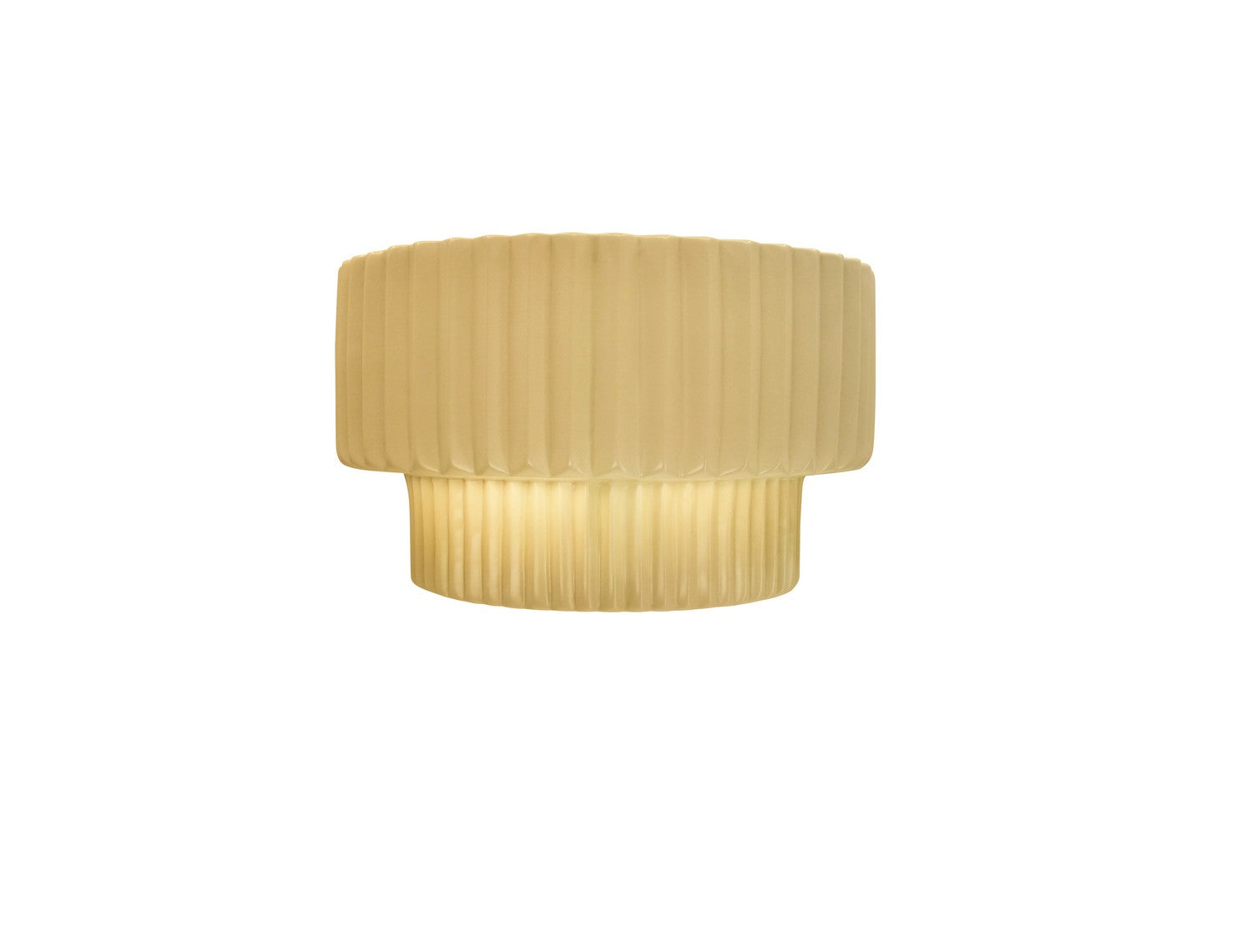 Justice Designs - CER-5780-MYLW - One Light Wall Sconce - Ambiance - Muted Yellow