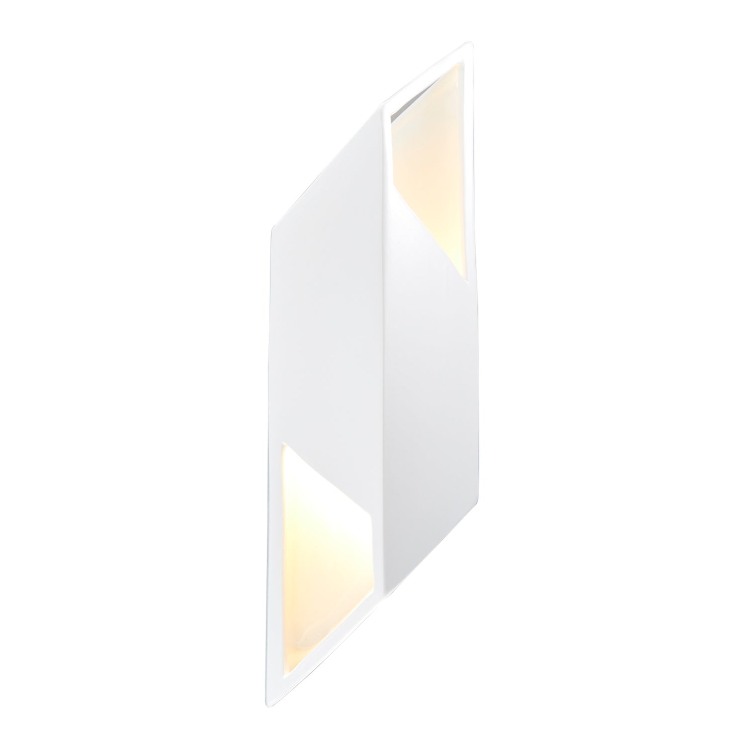 Justice Designs - CER-5845-WHT - LED Wall Sconce - Ambiance - Gloss White