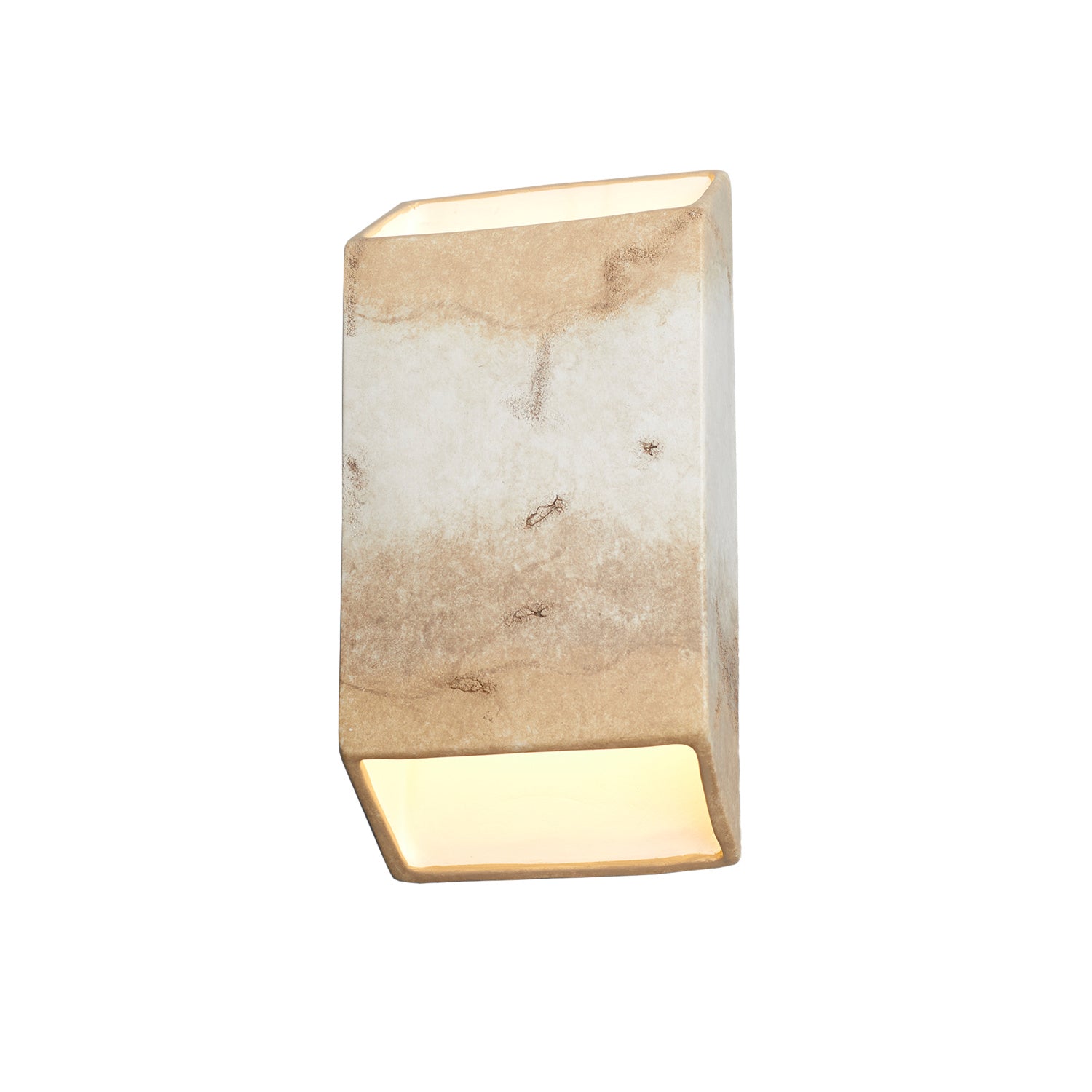 Justice Designs - CER-5875W-TRAG - LED Wall Sconce - Ambiance - Greco Travertine