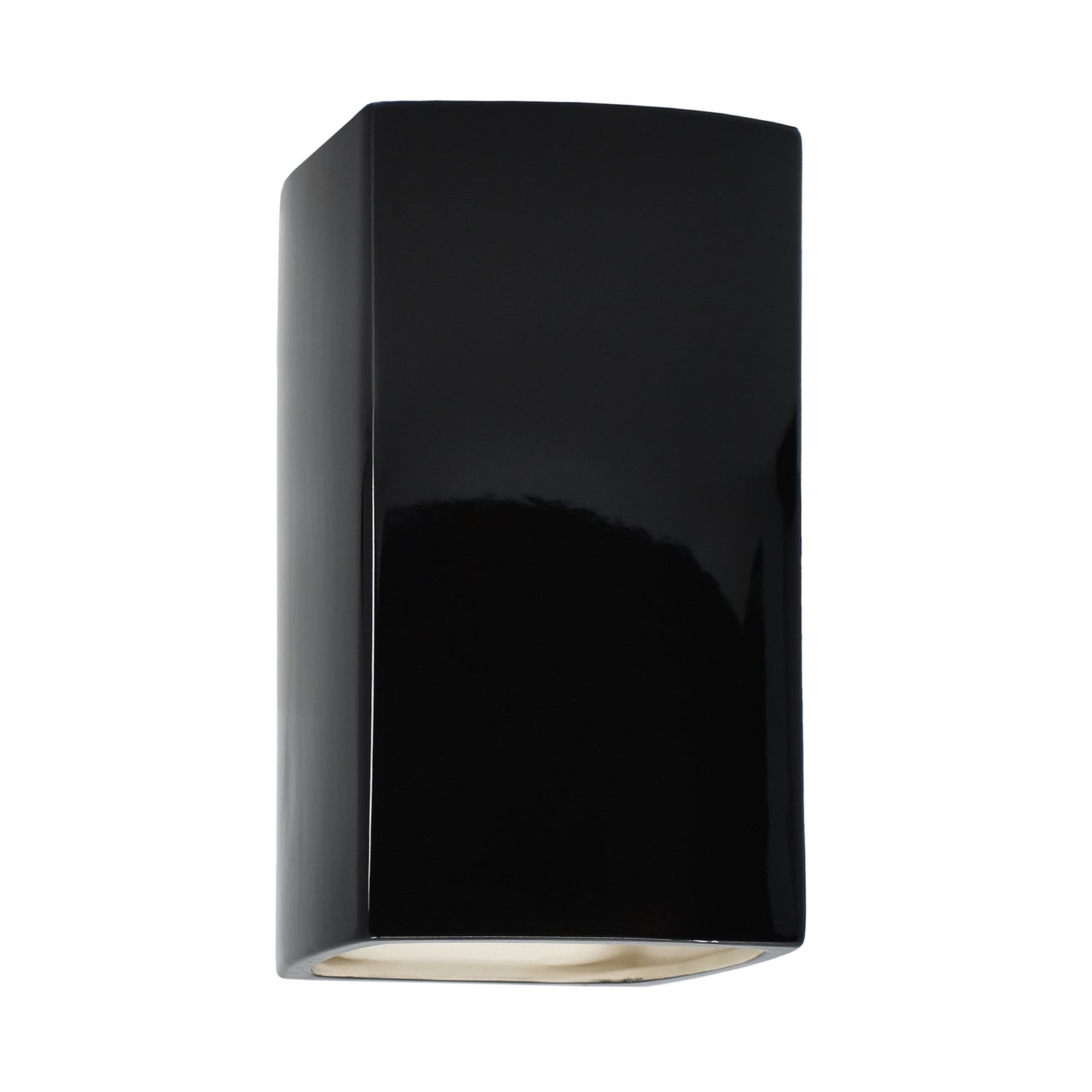 Justice Designs - CER-5910-BLK - Wall Sconce - Ambiance - Gloss Black