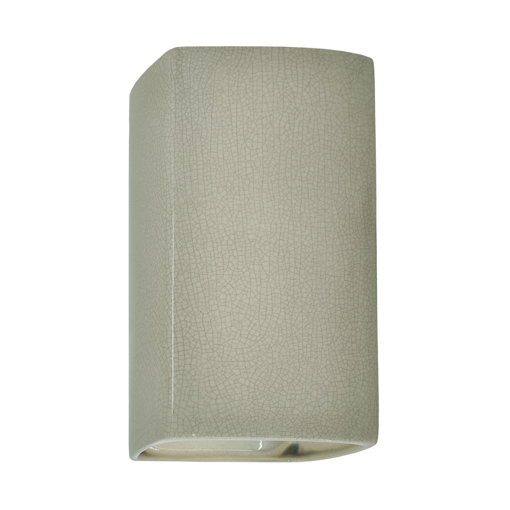 Justice Designs - CER-5910-CKC - Wall Sconce - Ambiance - Celadon Green Crackle