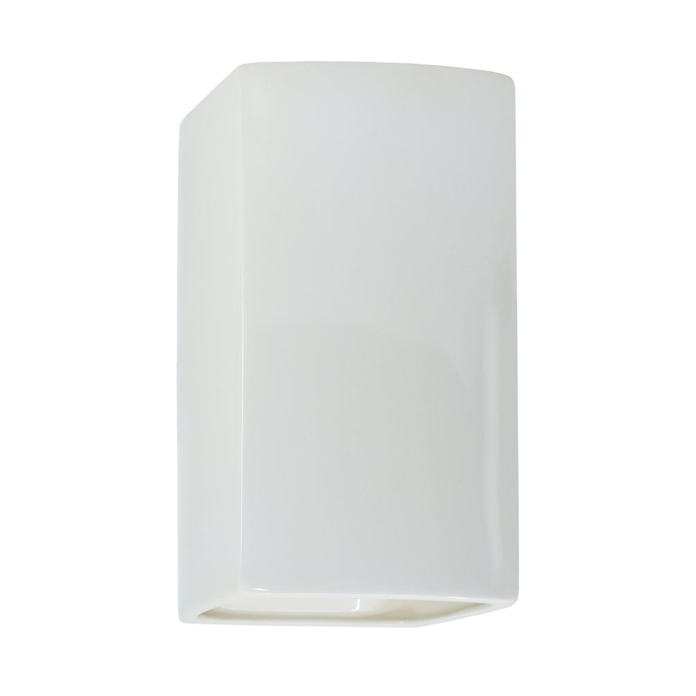 Justice Designs - CER-5910-WHT - Wall Sconce - Ambiance - Gloss White