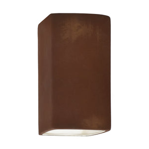 Justice Designs - CER-5915-RRST - Wall Sconce - Ambiance - Real Rust