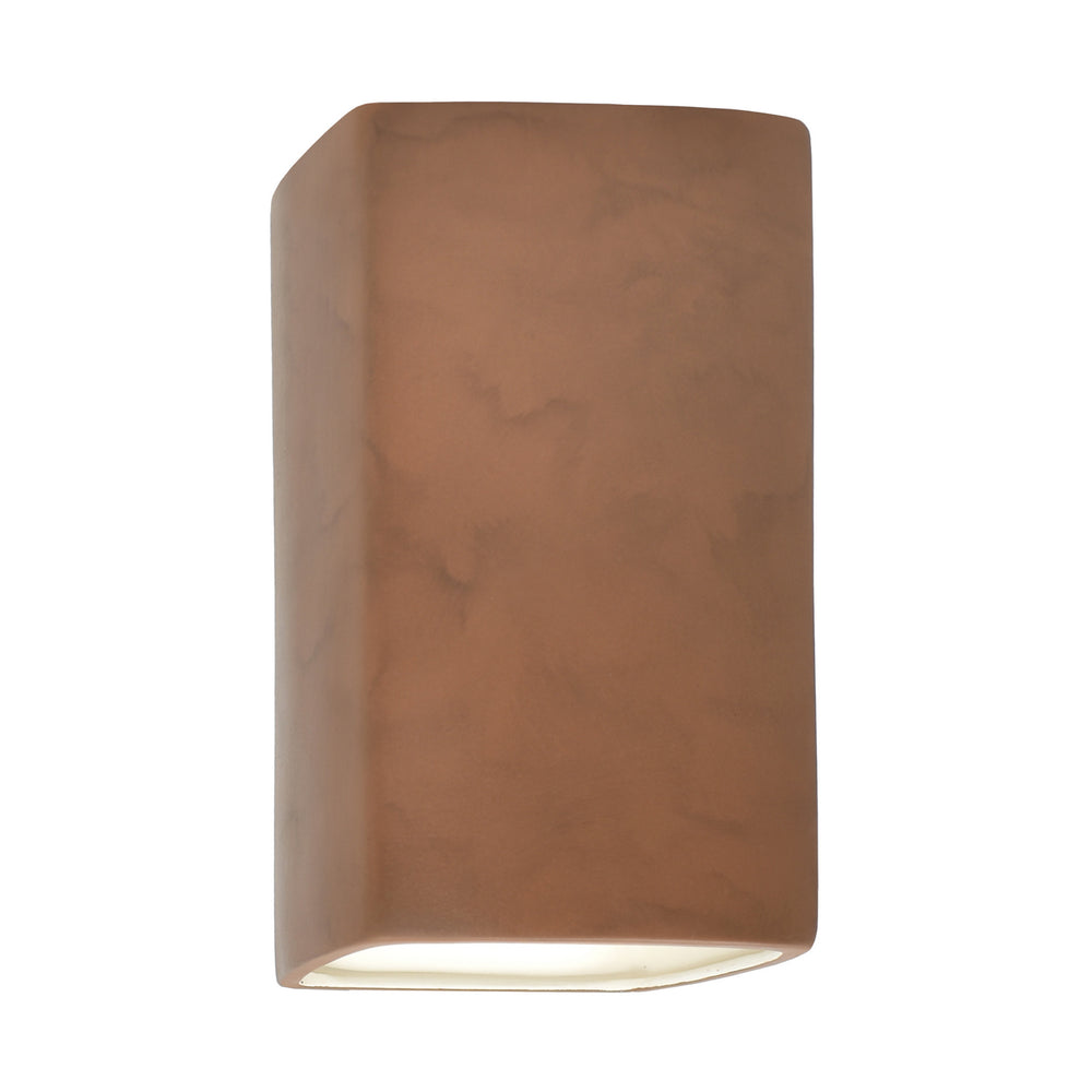 Justice Designs - CER-5915-TERA - Wall Sconce - Ambiance - Terra Cotta