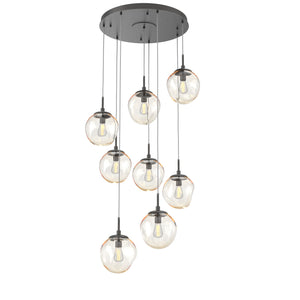 Hammerton Studio - CHB0062-08-GP-A-C01-E2 - Eight Light Pendant - Aster - Graphite