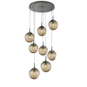 Hammerton Studio - CHB0062-08-GP-B-C01-E2 - Eight Light Pendant - Aster - Graphite