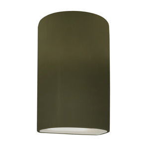 Justice Designs - CER-5940-MGRN - One Light Wall Sconce - Ambiance - Matte Green