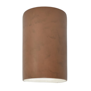 Justice Designs - CER-5945-TERA - Wall Sconce - Ambiance - Terra Cotta