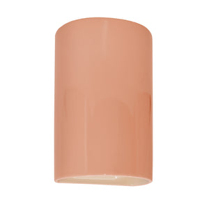 Justice Designs - CER-5945W-BSH - LED Wall Sconce - Ambiance - Gloss Blush