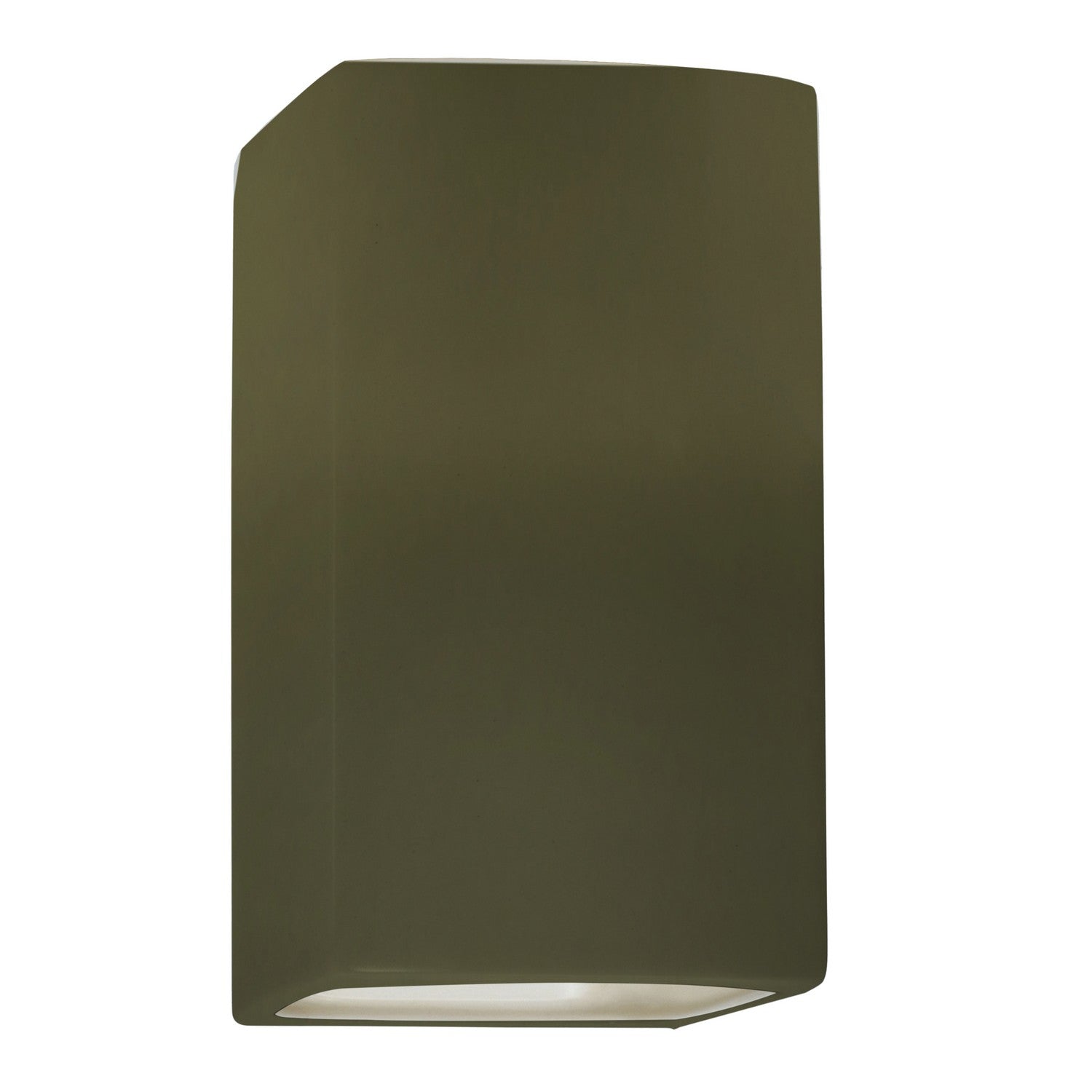 Justice Designs - CER-5955W-MGRN - LED Outdoor Wall Sconce - Ambiance - Matte Green