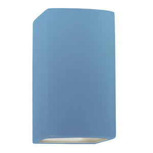 Justice Designs - CER-5955W-SKBL - LED Outdoor Wall Sconce - Ambiance - Sky Blue