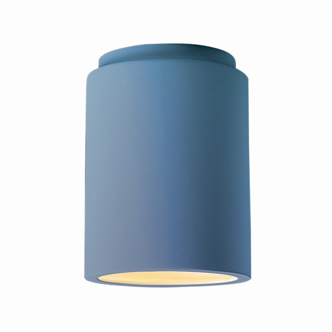 Justice Designs - CER-6100-SKBL - One Light Flush-Mount - Radiance - Sky Blue