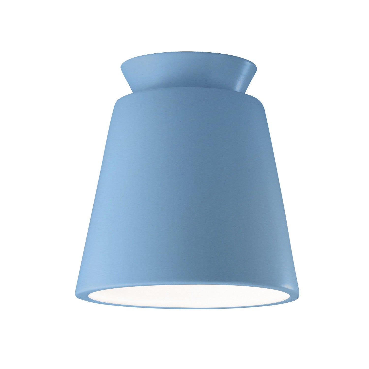 Justice Designs - CER-6170W-SKBL - One Light Outdoor Flush Mount - Radiance - Sky Blue