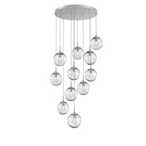 Hammerton Studio - CHB0062-11-CS-C-C01-E2 - 11 Light Pendant - Aster - Classic Silver