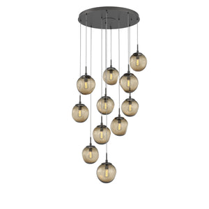 Hammerton Studio - CHB0062-11-GP-B-C01-E2 - 11 Light Pendant - Aster - Graphite