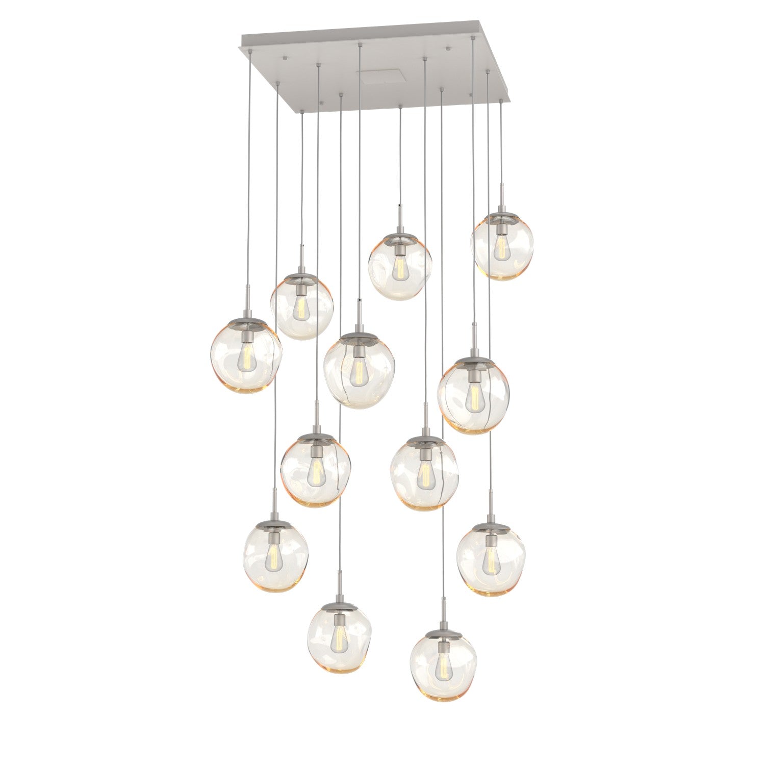 Hammerton Studio - CHB0062-12-BS-A-C01-E2 - 12 Light Pendant - Aster - Beige Silver