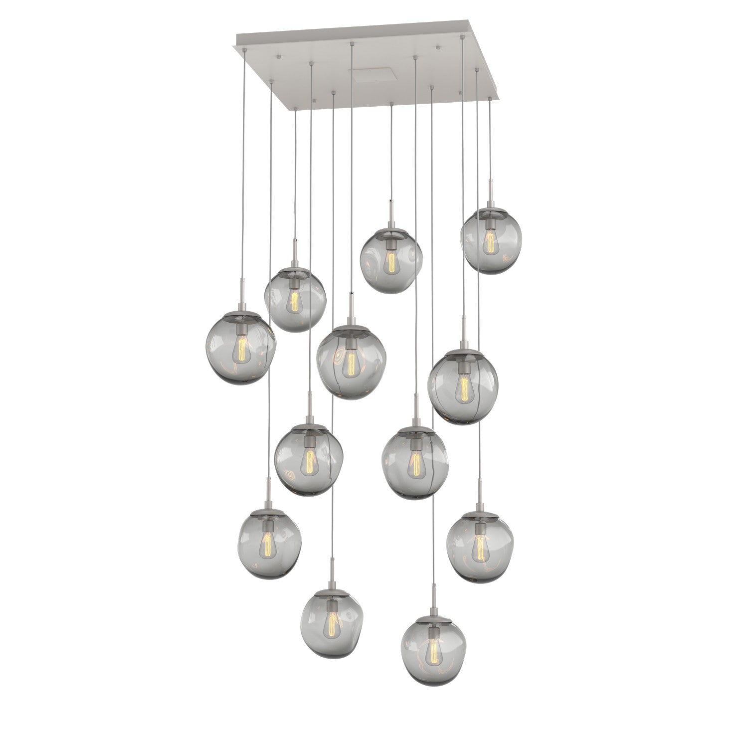 Hammerton Studio - CHB0062-12-BS-S-C01-E2 - 12 Light Pendant - Aster - Beige Silver