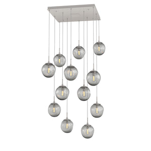 Hammerton Studio - CHB0062-12-BS-S-C01-E2 - 12 Light Pendant - Aster - Beige Silver