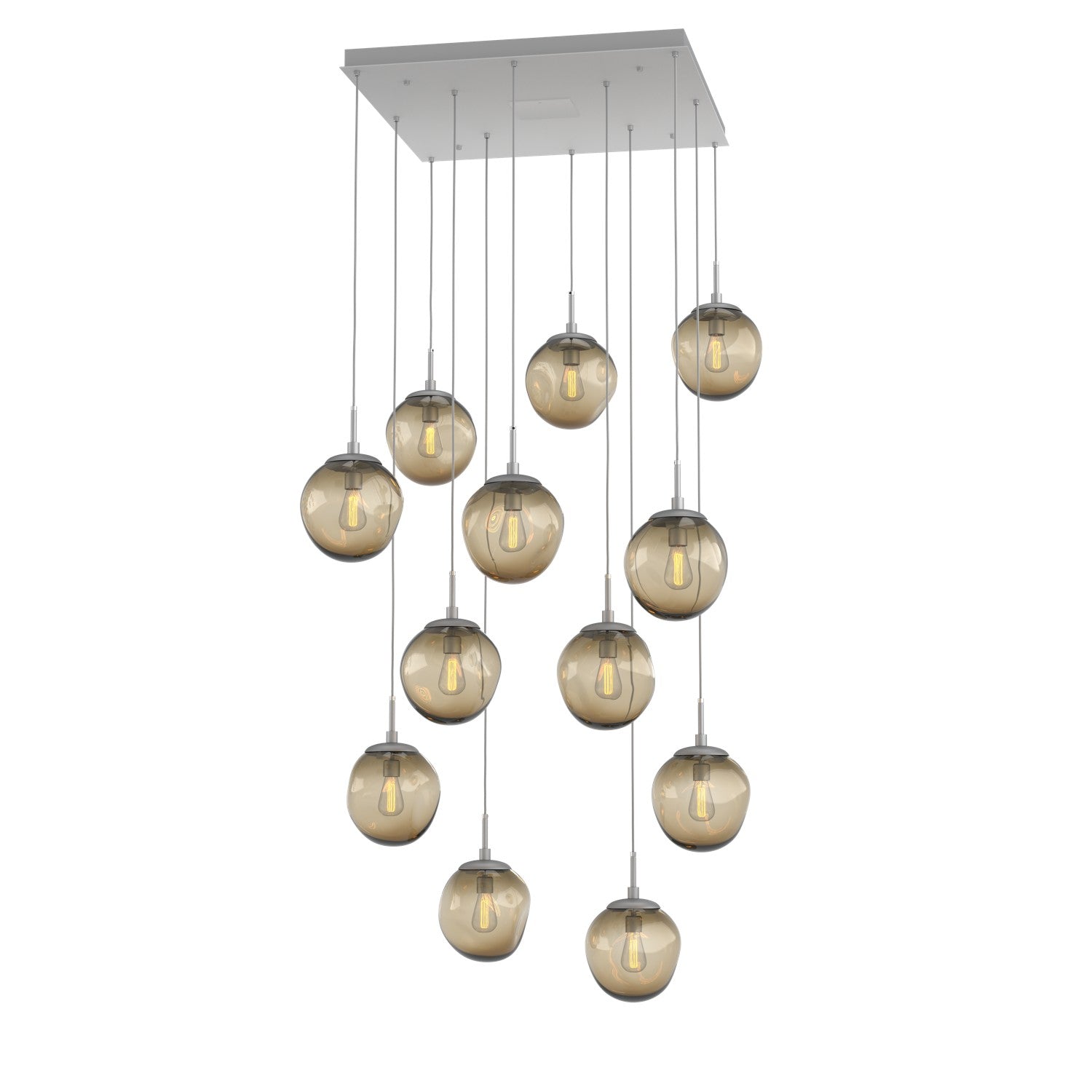 Hammerton Studio - CHB0062-12-CS-B-C01-E2 - 12 Light Pendant - Aster - Classic Silver