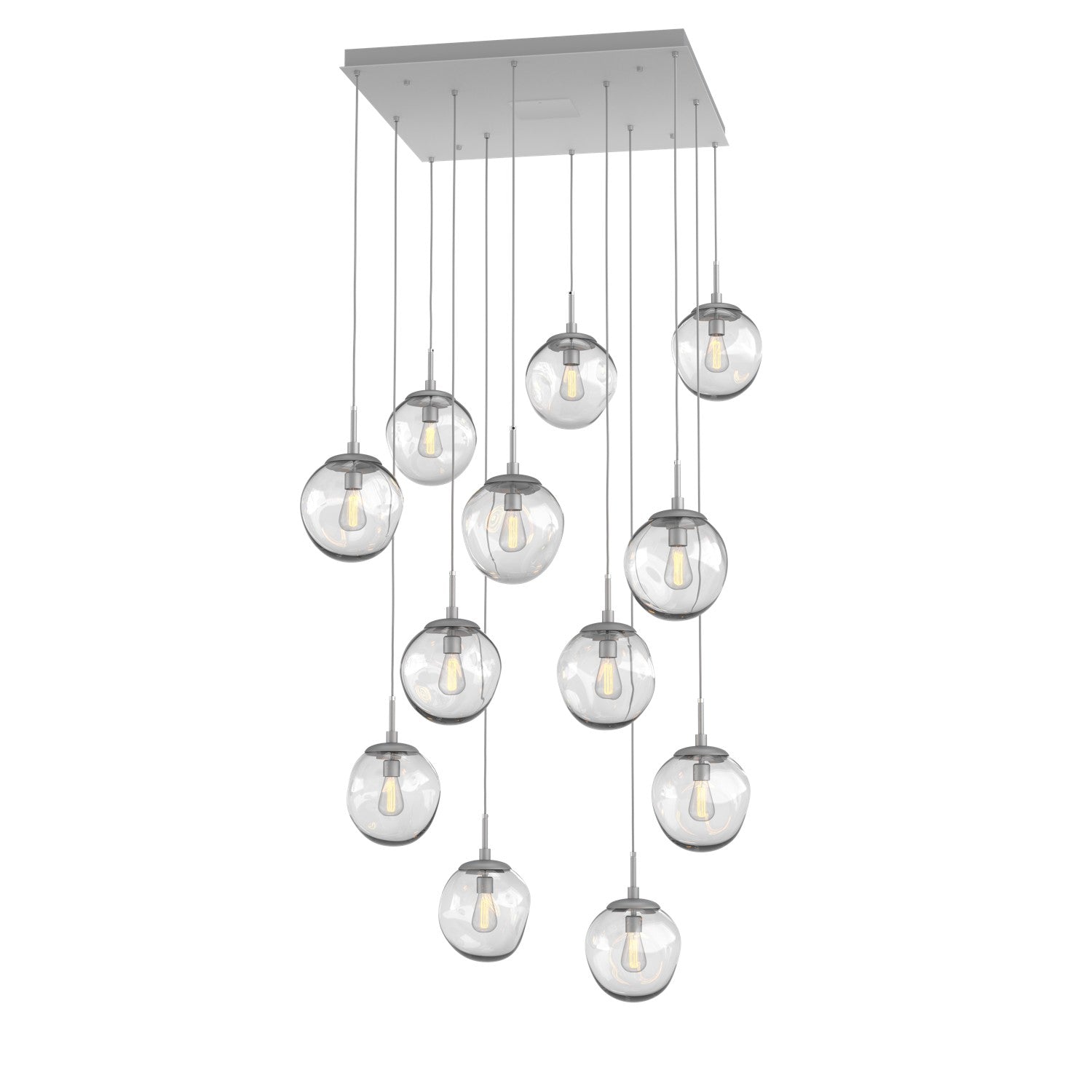 Hammerton Studio - CHB0062-12-CS-C-C01-E2 - 12 Light Pendant - Aster - Classic Silver