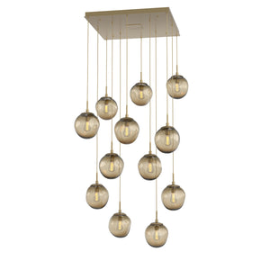 Hammerton Studio - CHB0062-12-GB-B-C01-E2 - 12 Light Pendant - Aster - Gilded Brass