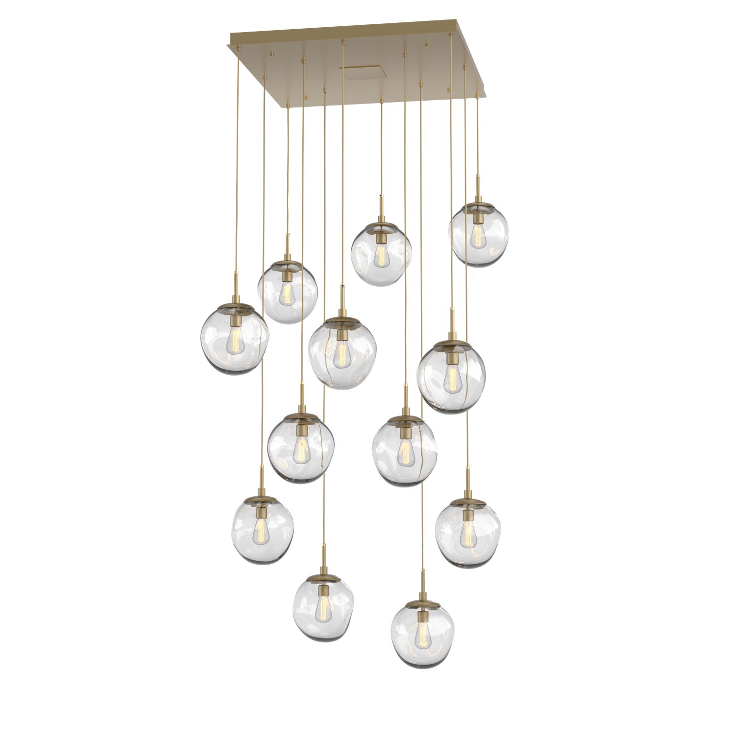 Hammerton Studio - CHB0062-12-GB-C-C01-E2 - 12 Light Pendant - Aster - Gilded Brass