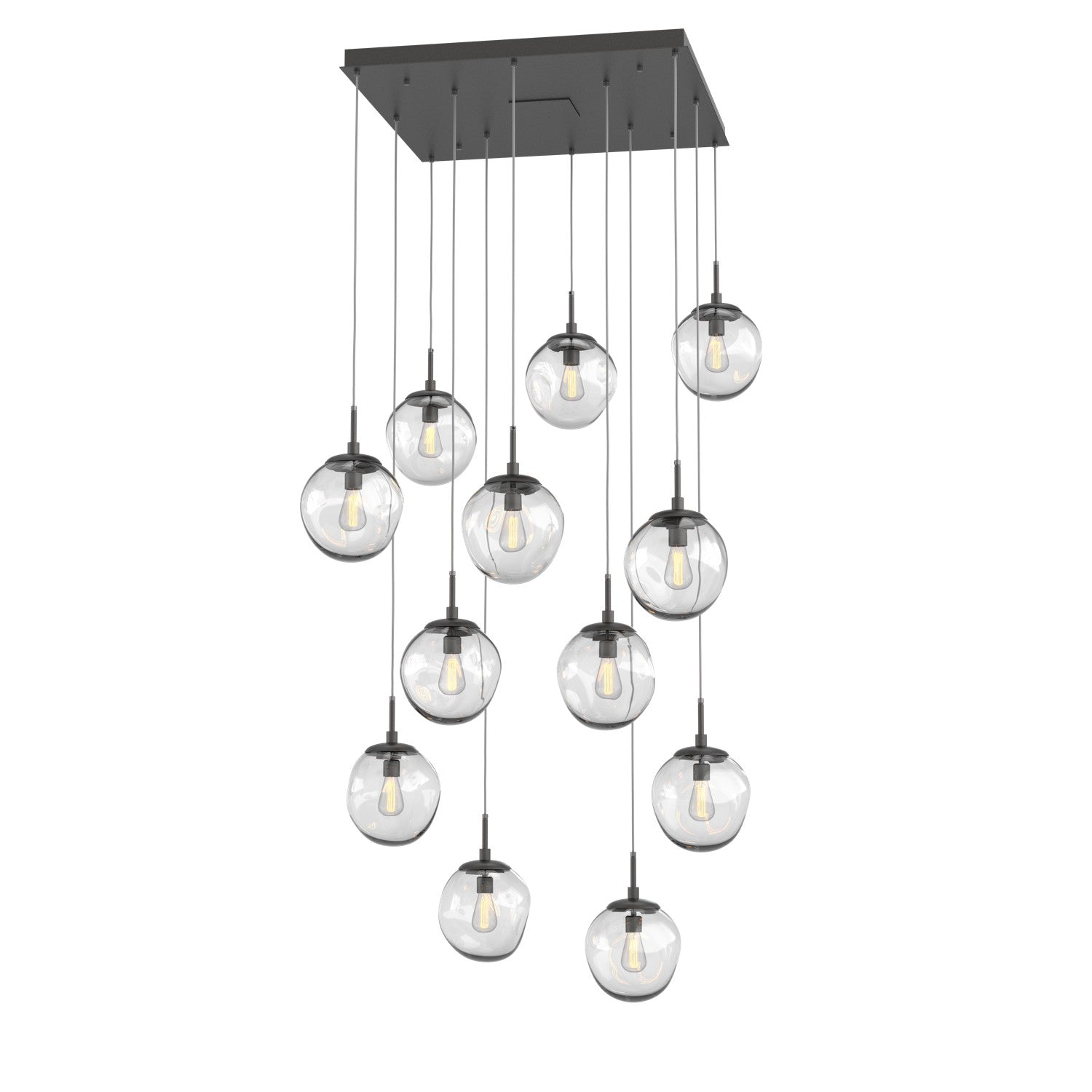 Hammerton Studio - CHB0062-12-GP-C-C01-E2 - 12 Light Pendant - Aster - Graphite