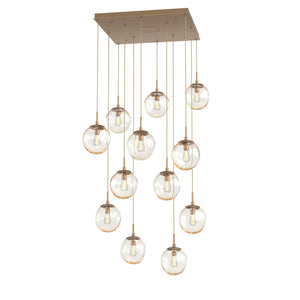 Hammerton Studio - CHB0062-12-NB-A-C01-E2 - 12 Light Pendant - Aster - Novel Brass