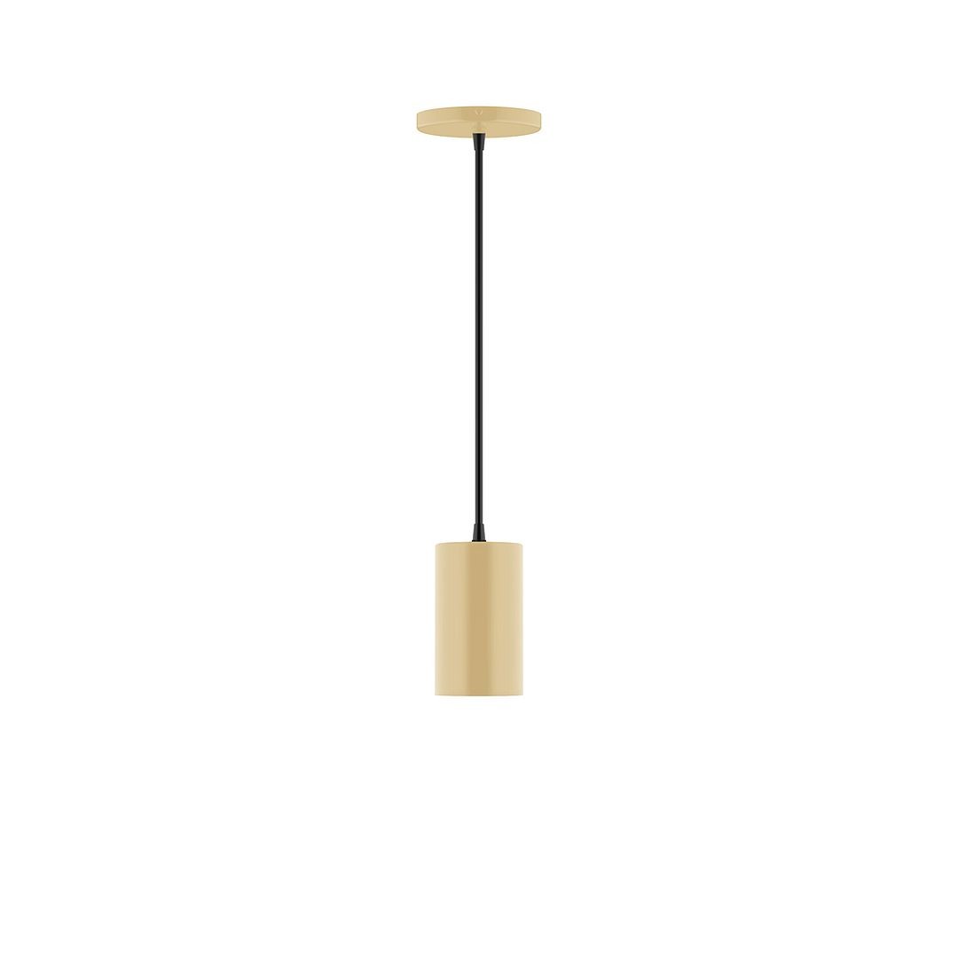 Montclair Light Works - PEB425-17-C01 - One Light Pendant - Axis - Ivory