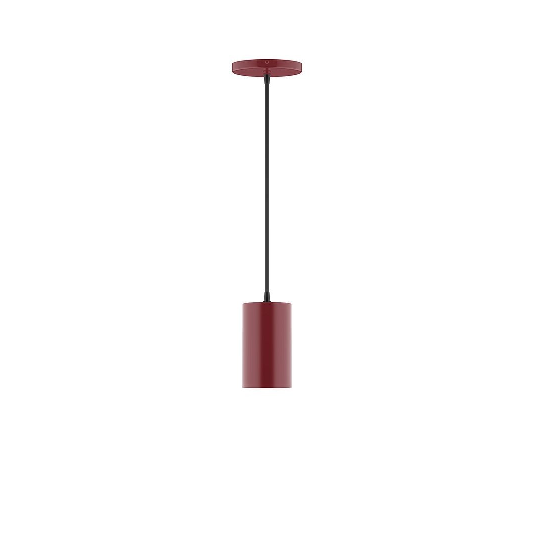 Montclair Light Works - PEB425-55-C20 - One Light Pendant - Axis - Barn Red