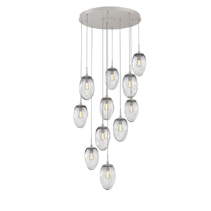 Hammerton Studio - CHB0063-11-BS-C-C01-E2 - 11 Light Pendant - Meteo - Beige Silver