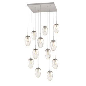 Hammerton Studio - CHB0063-12-BS-A-C01-E2 - 12 Light Pendant - Meteo - Beige Silver