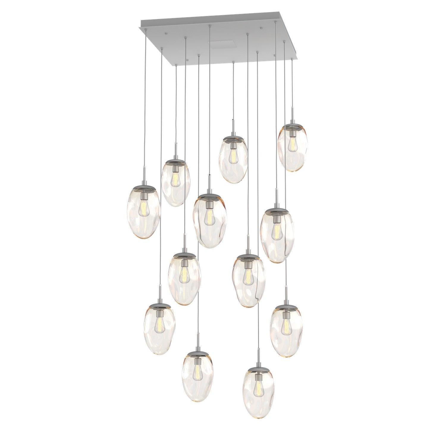 Hammerton Studio - CHB0063-12-CS-A-C01-E2 - 12 Light Pendant - Meteo - Classic Silver