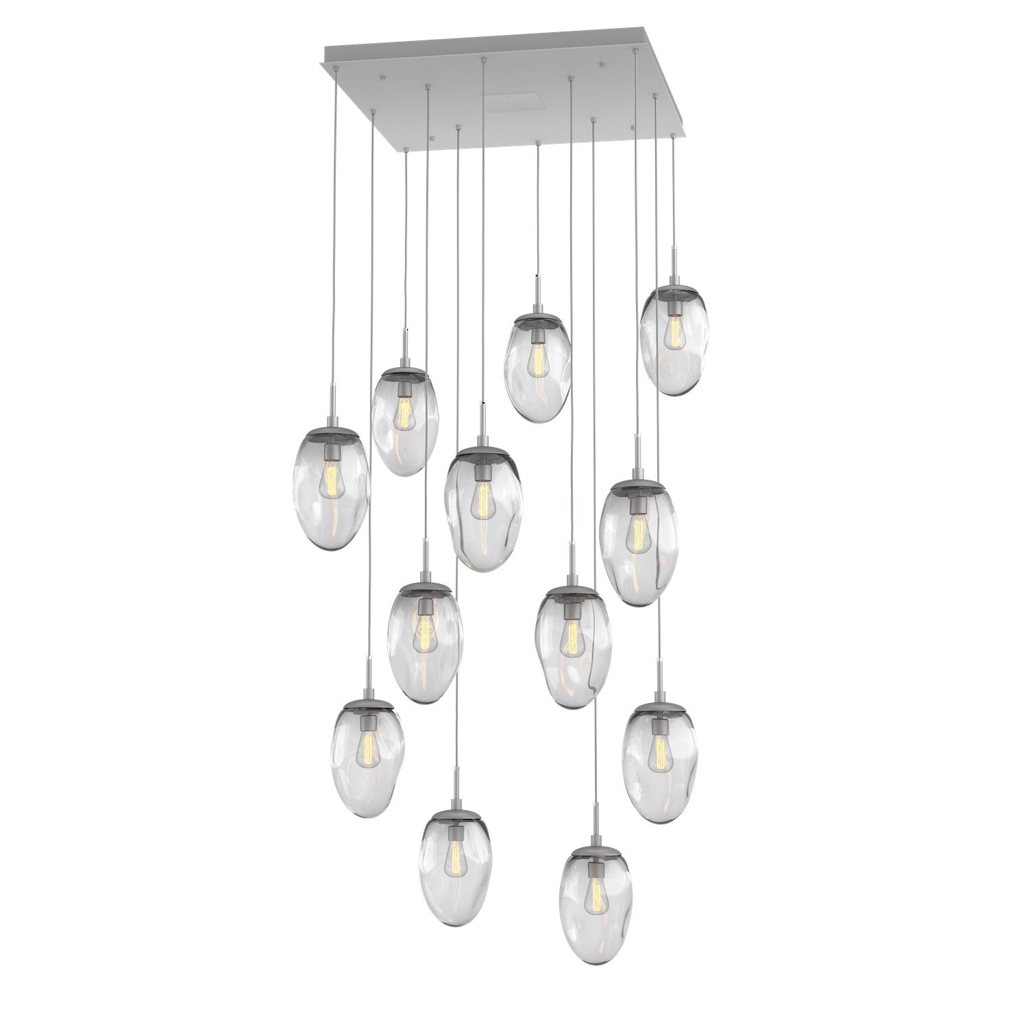 Hammerton Studio - CHB0063-12-CS-C-C01-E2 - 12 Light Pendant - Meteo - Classic Silver