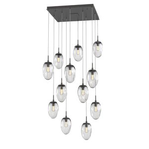 Hammerton Studio - CHB0063-12-GP-C-C01-E2 - 12 Light Pendant - Meteo - Graphite